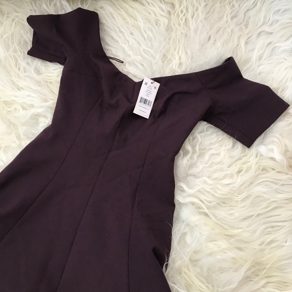 Cinq a Sept Kenna Off-the-Shoulder Skater Dress - Picture 6 of 6